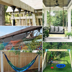 BETOOLL quiet, secure swing hanger system for indoor/outdoor use