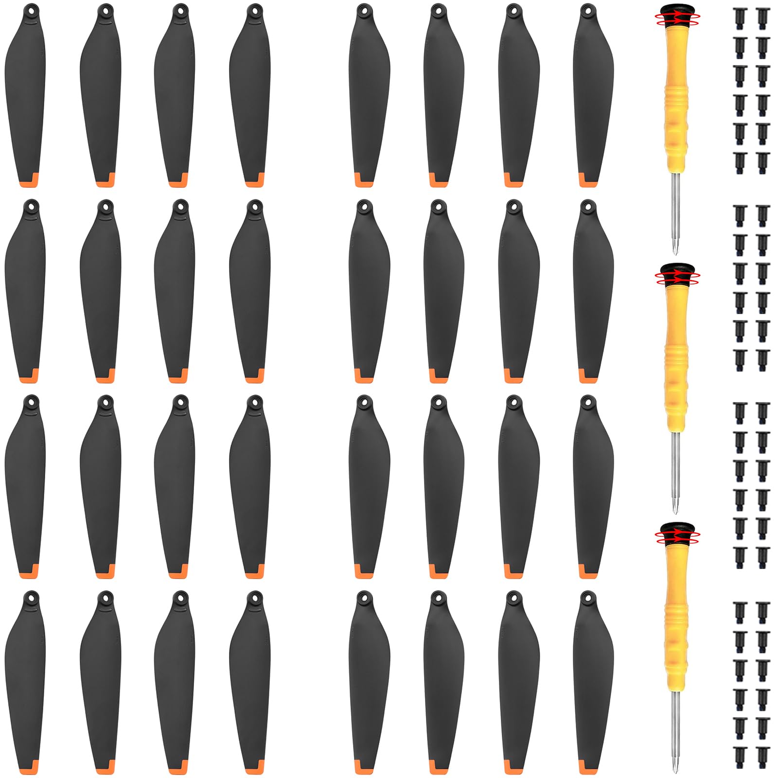 Betschkim 32-piece Mini 3 propellers with quick-release for quiet flight