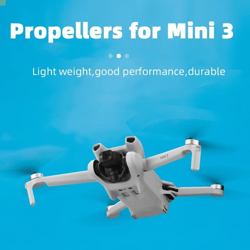 Betschkim Mini 3 propellers balanced design, front view for stable performance