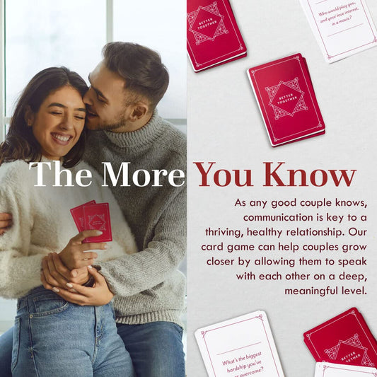 BETTER TOGETHER 100-prompts deck ready to spark meaningful conversation