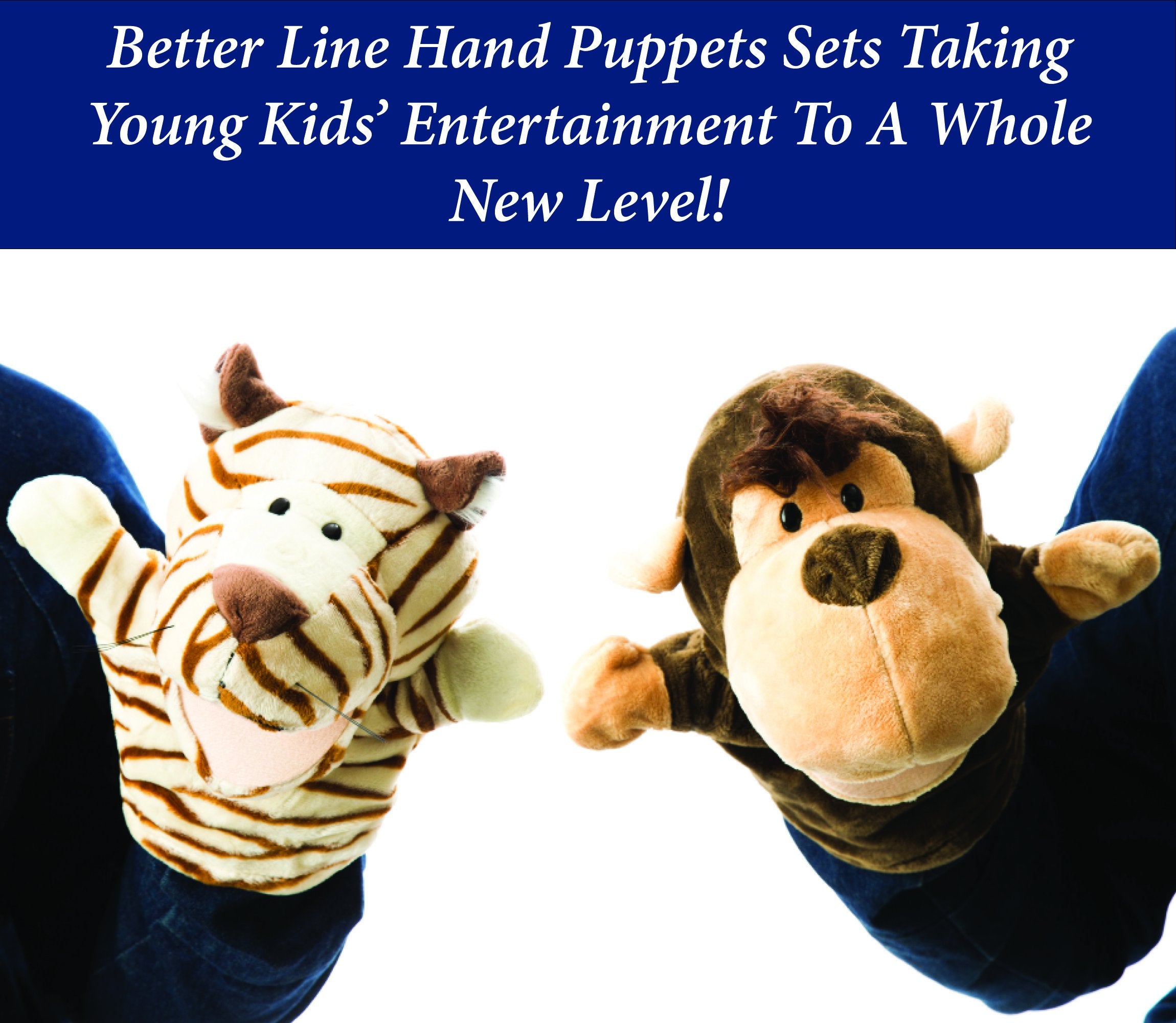 BETTERLINE animal puppet pig provides friendly puppetry for beginners