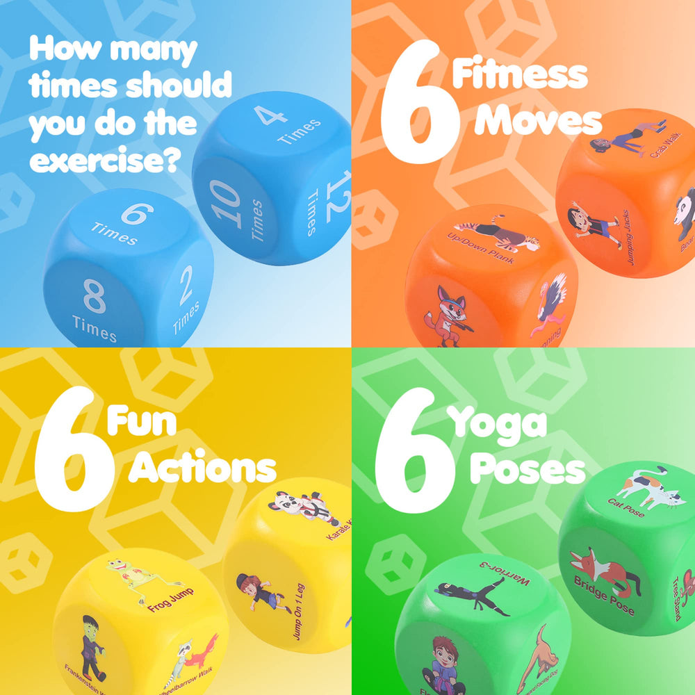 BETTERLINE dice-for-classroom-play enhancing group fitness activities