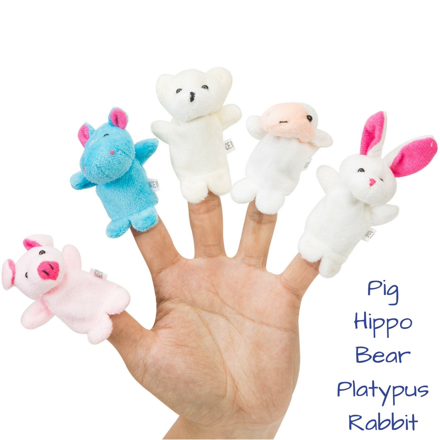 Betterline finger puppet set rabbit character for storytelling and ESL practice.