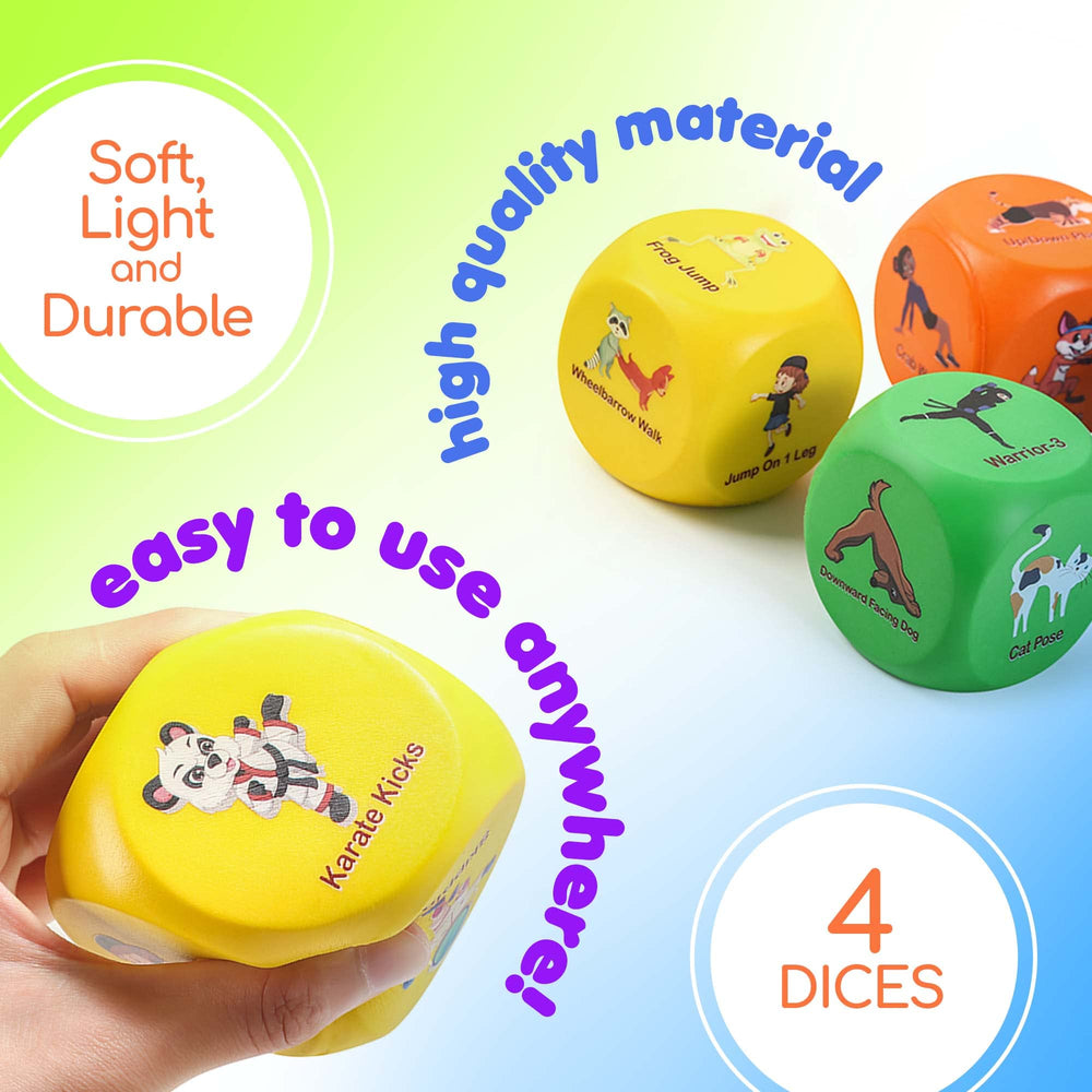 BETTERLINE foam-exercise-dice with soft, durable design for home workouts