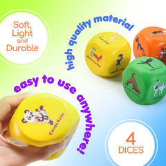 BETTERLINE foam-exercise-dice with soft, durable design for home workouts