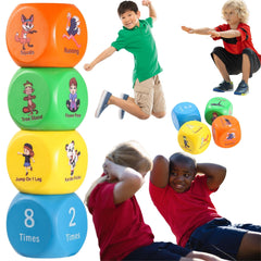BETTERLINE kids-workout-dice-set compact and kid-friendly to carry
