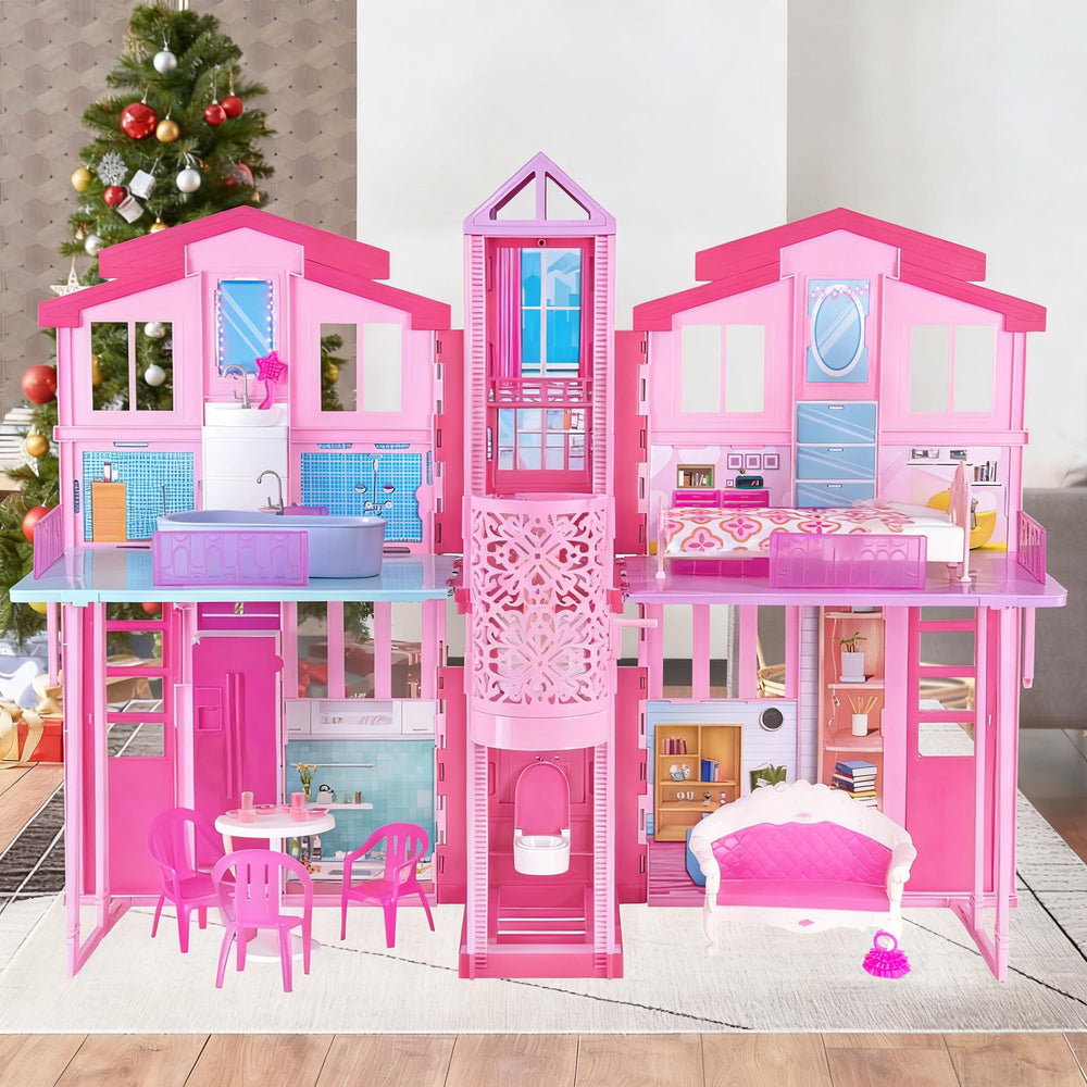 BETTINA 2025 doll house foldable design saves space for tidy play.