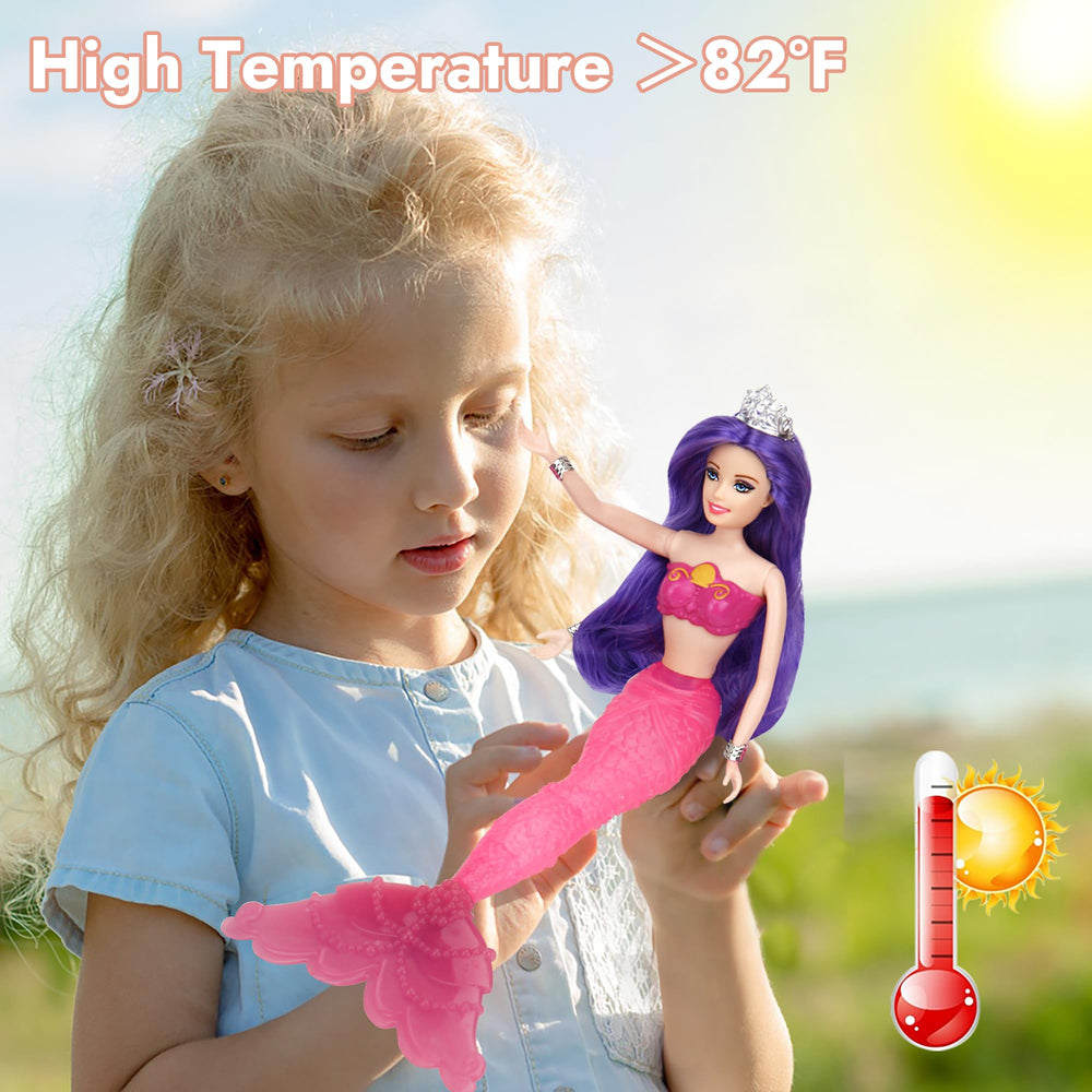 BETTINA bright purple hair adds glamour to every mermaid tale.