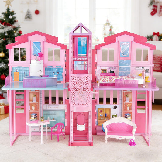 BETTINA Dreamy Doll House foldable design for easy storage and space saving.