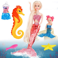 Bettina fish brush helps smooth hair during playtime