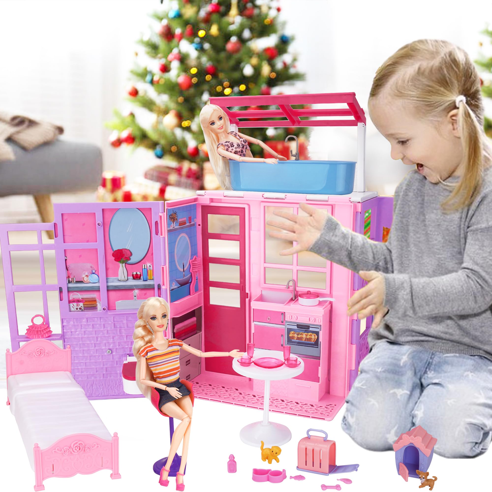 BETTINA two-story playset with loft offers storytelling opportunities.