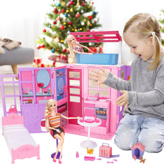 BETTINA two-story playset with loft offers storytelling opportunities.
