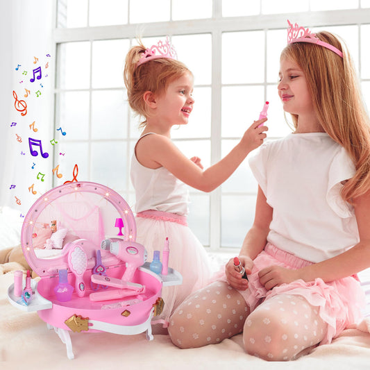 BETTINA Little Princess Vanity Set real Mirror for reflective dress-up