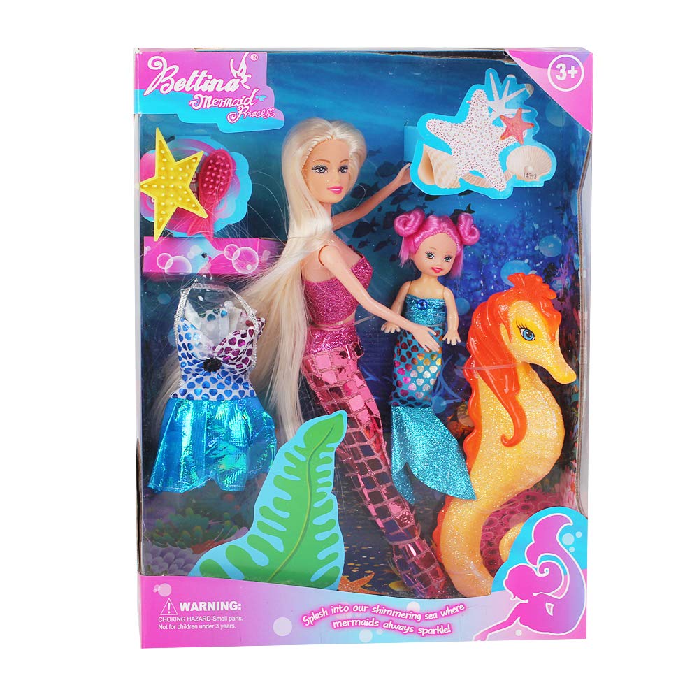 Bettina 12-inch mermaid doll ready for imaginative storytelling and pretend play