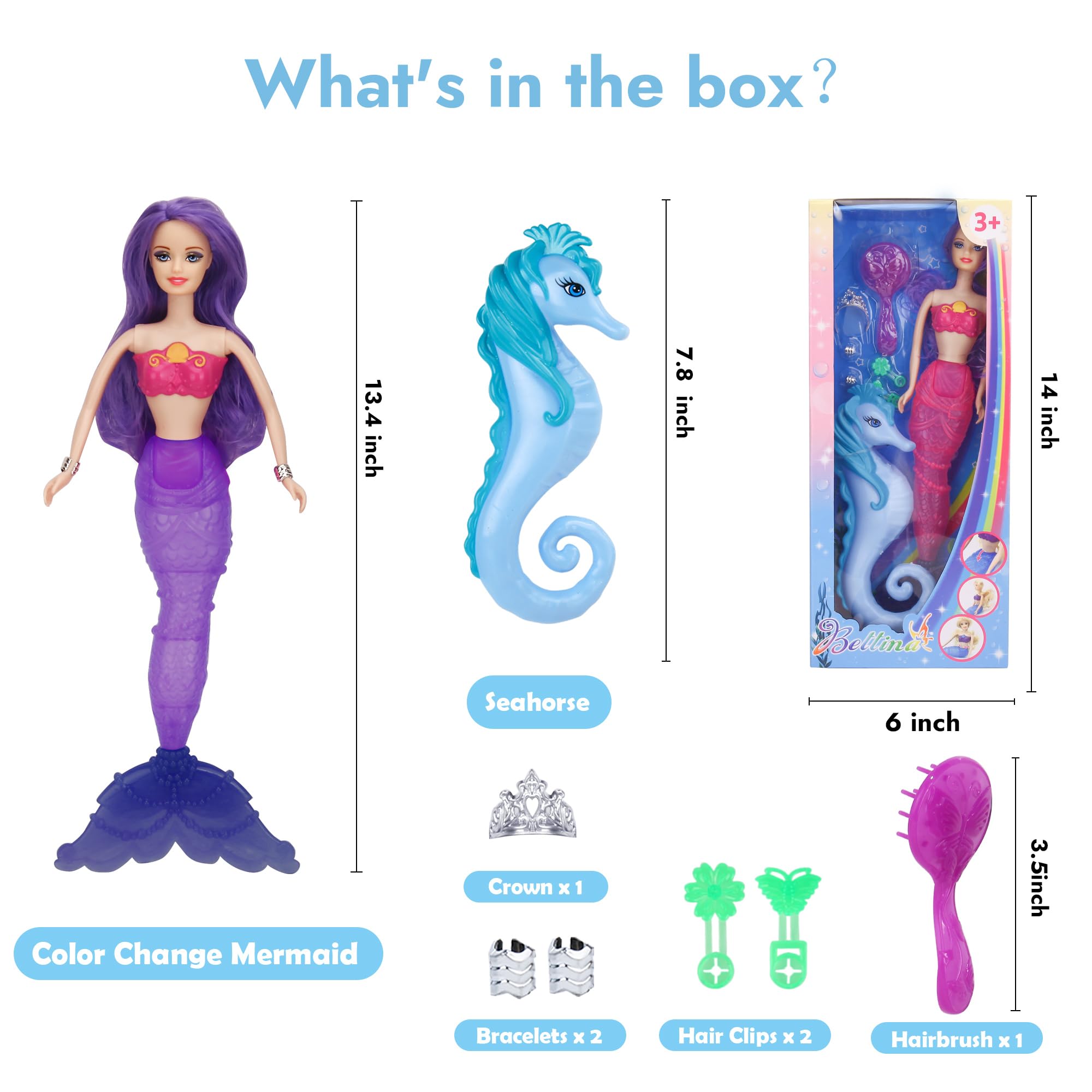 BETTINA doll gift set with accessories to boost role-play ideas.