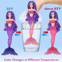 BETTINA mermaid with seahorse accessory for seaside storytelling.