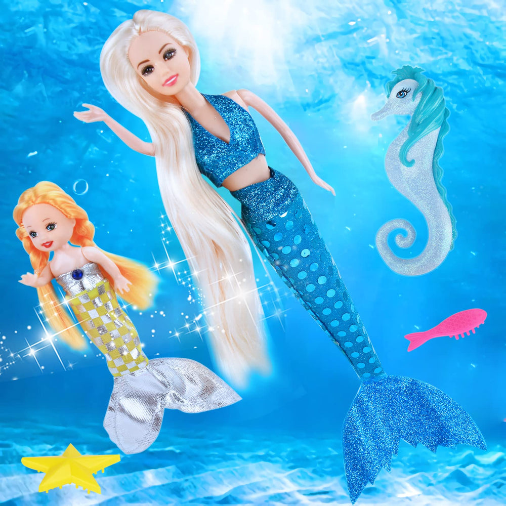 BETTINA seahorse companion for mermaid toy set adventures