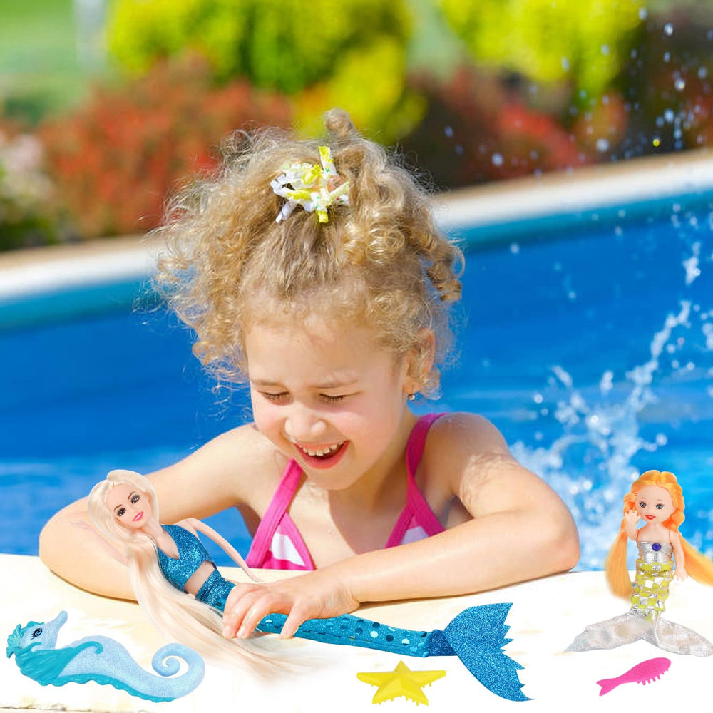BETTINA starfish brush included to style mermaid hair