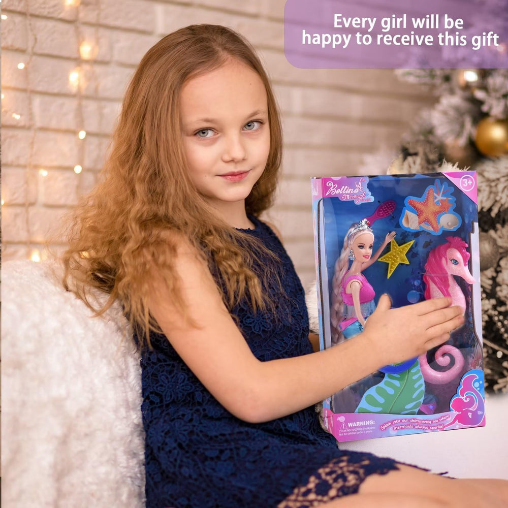 BETTINA pink seahorse toy complements imaginative sea adventures