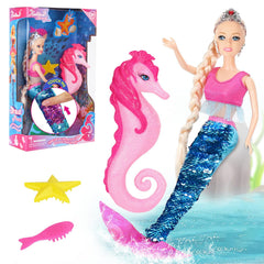 BETTINA Princess Doll color-change tail sparks imaginative mermaid play