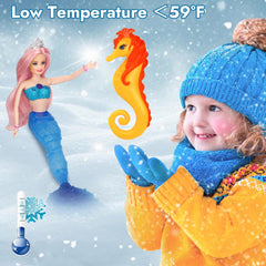 BETTINA tail transformation captures imagination during splash time and pretend adventures.