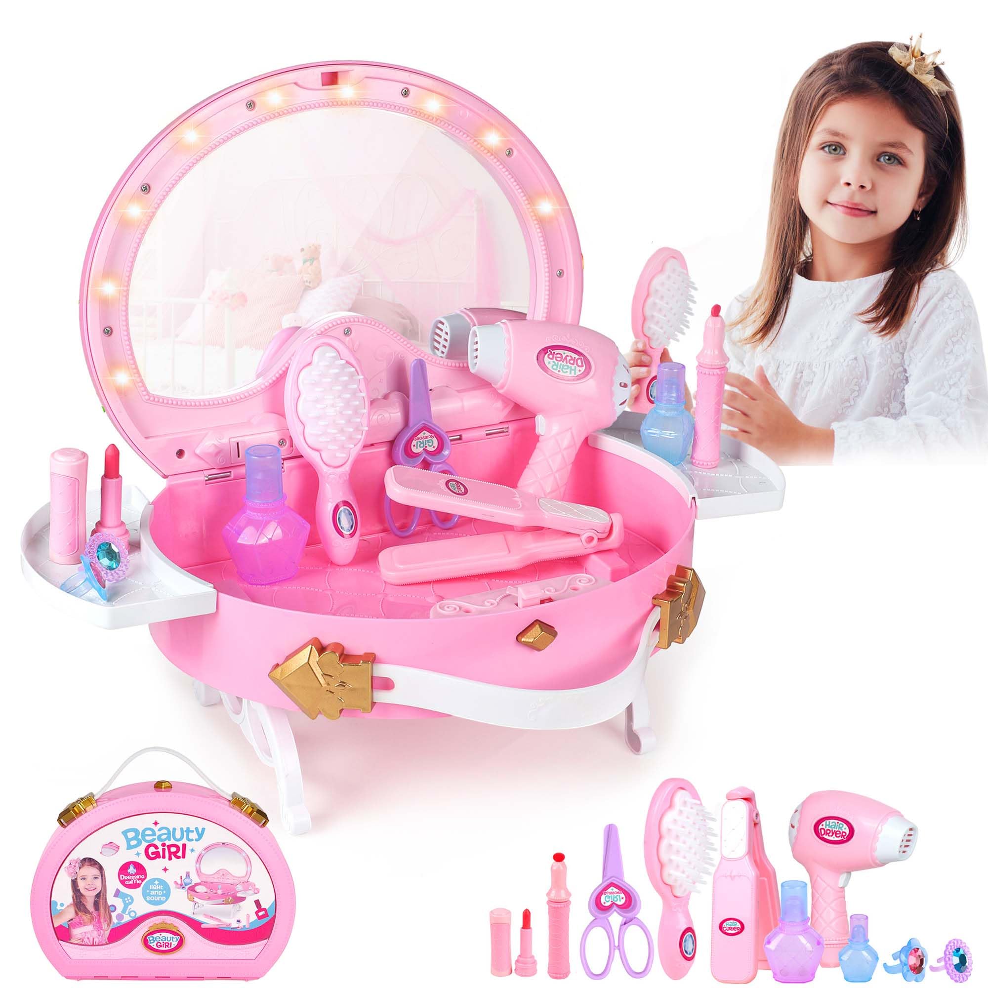BETTINA toddler vanity mirror highlights kid-friendly design for imaginative play