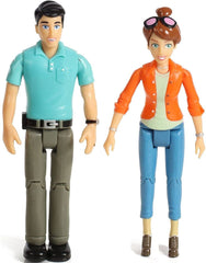 Beverly Hills Sweet Lil Family mom and dad poseable dolls for imaginative play.
