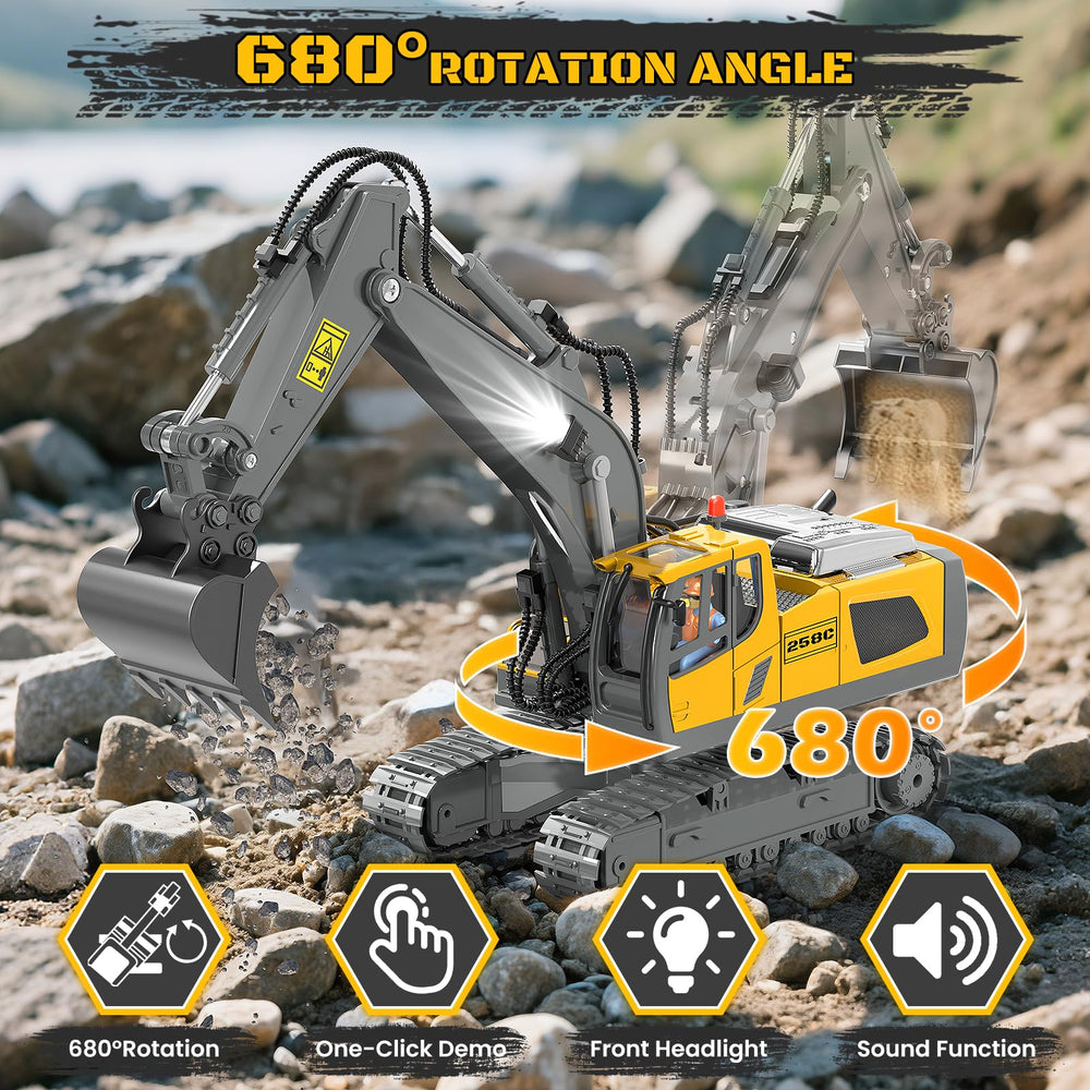 BEWEAI excavator alloy bucket and hydraulics for smooth digging and loading.