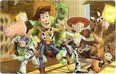 Bexido 60-piece kids puzzle with wooden pieces, stored in a metal box, supports concentration and fine motor skills.