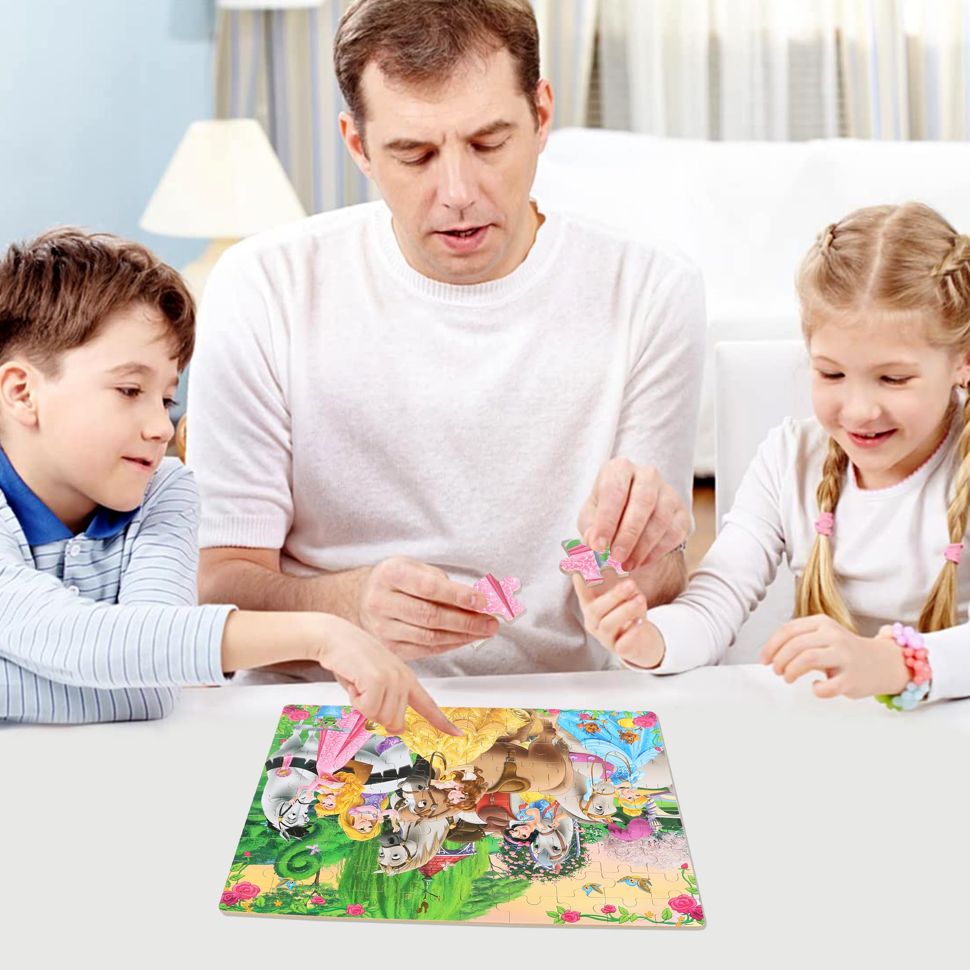 Bexido 1:1 reference poster supports kids in completing the puzzle.