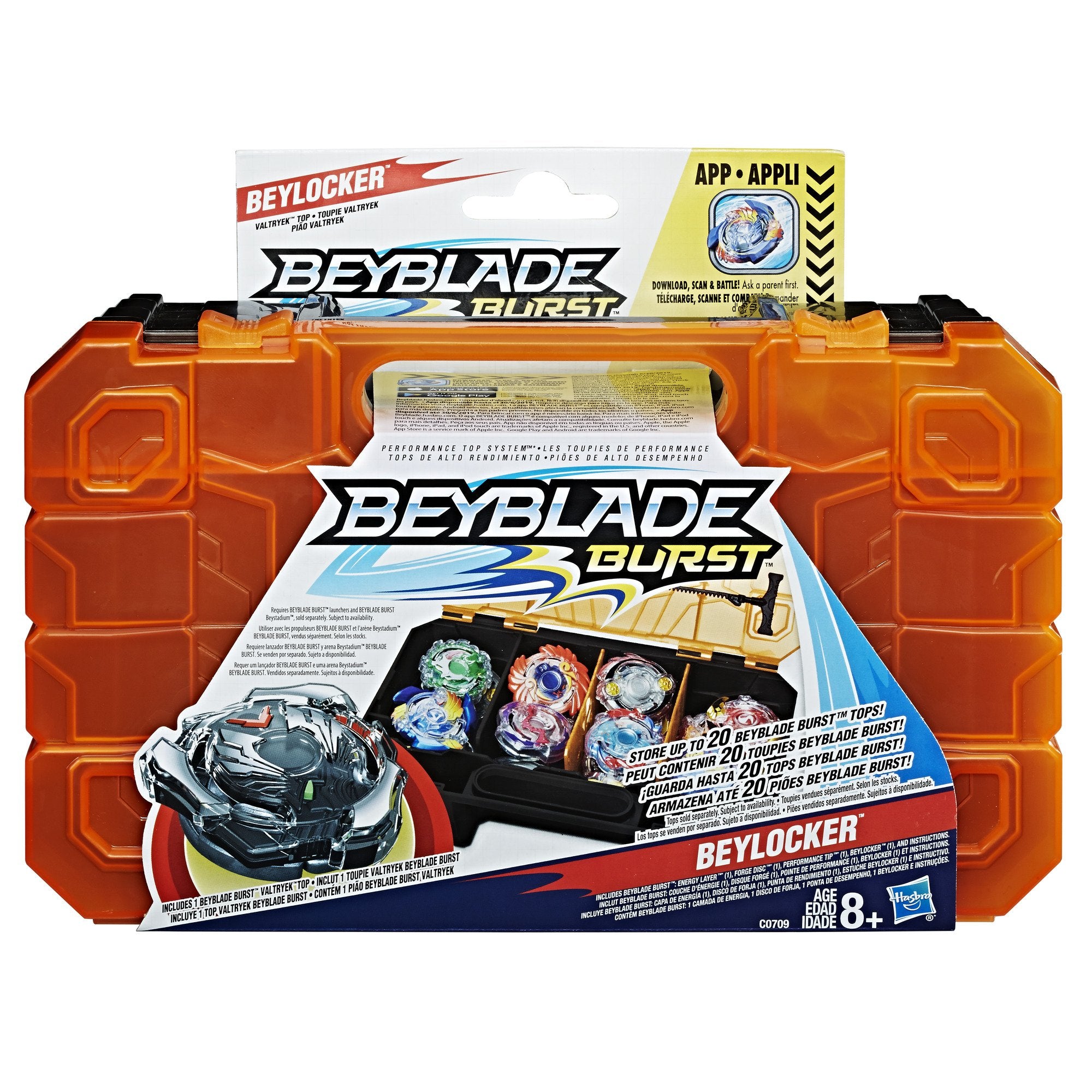 Valtryek Beyblade Burst top, fully assembled and battle-ready for play.