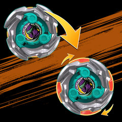 Beyblade Cutter Shinobi LF closeup showing attack blade for aggressive hits