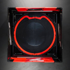 Beyblade launcher in use showing quick launches and control benefit