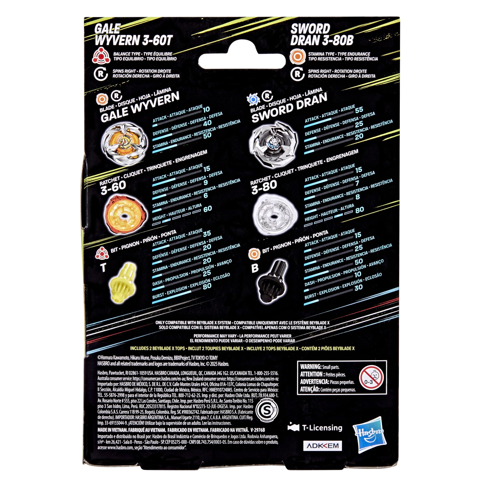 Beyblade X gear system enables quick part swaps