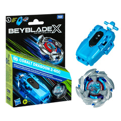 Beyblade X Cobalt Dragoon launcher left-spin ready for fast, smooth launches