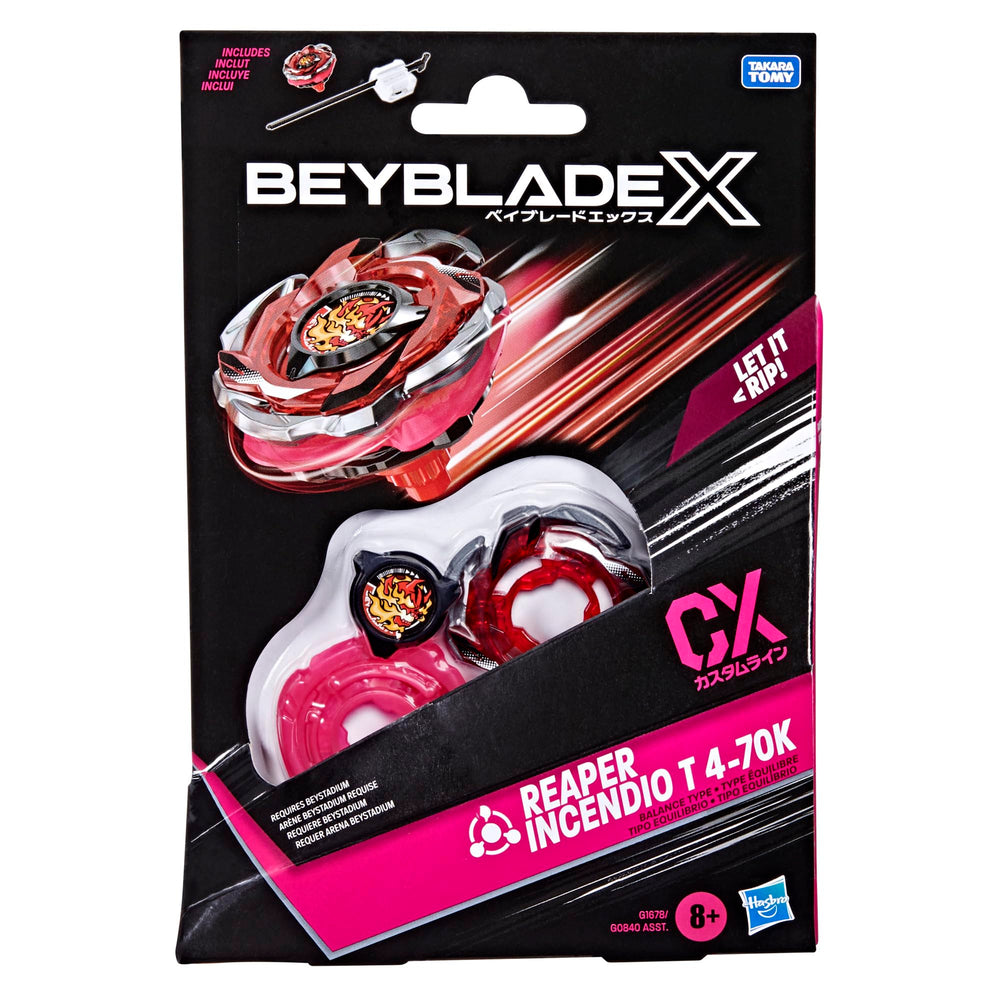 Beyblade X CX blade split design enabling more configurations.