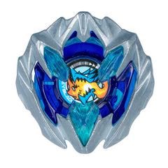 Beyblade Buster Dran die-cast blade close-up highlighting durable impact edge