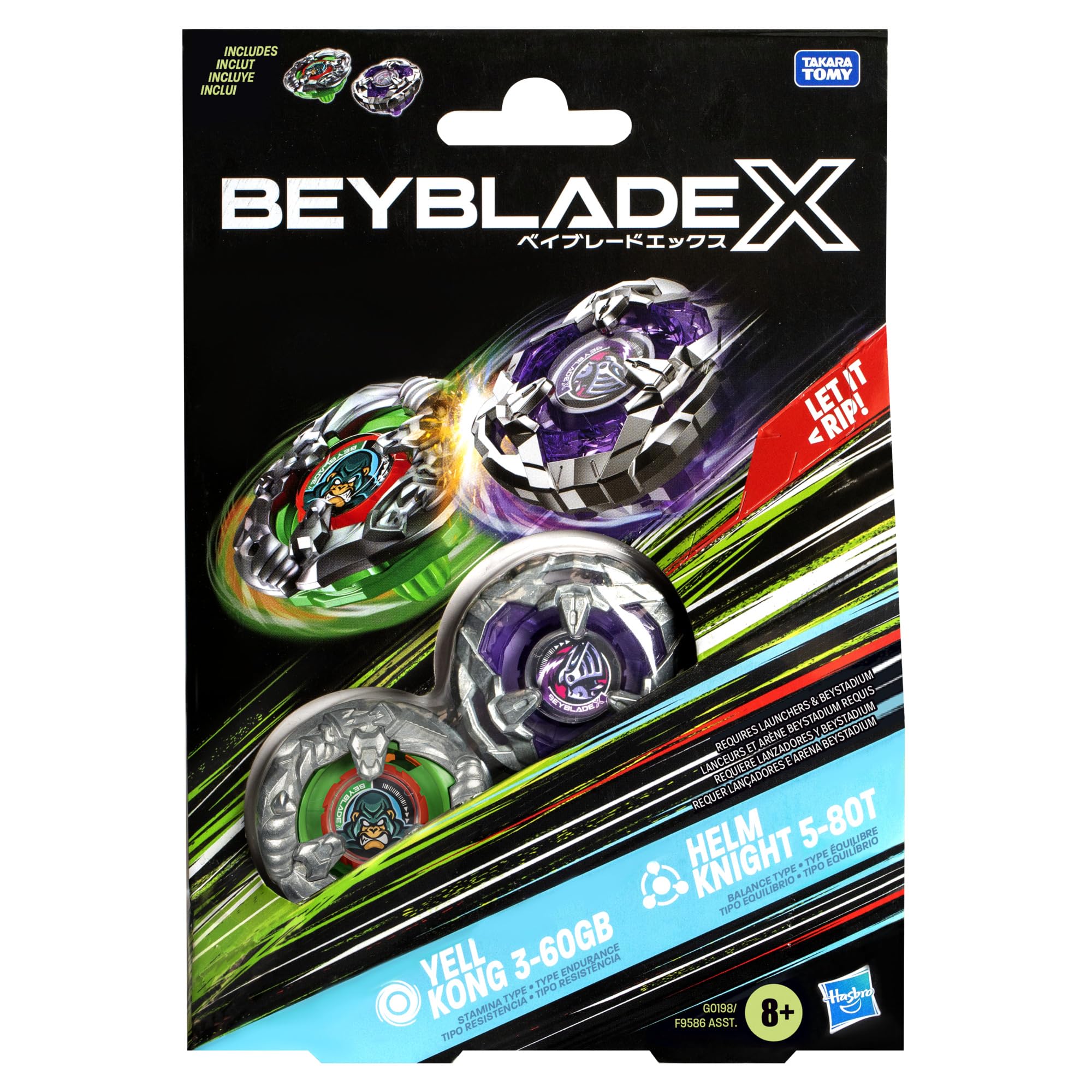 Interchangeable Beyblade X parts highlight quick customization for personalized battles.