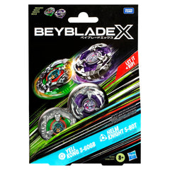 Interchangeable Beyblade X parts highlight quick customization for personalized battles.