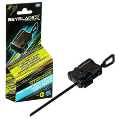 Beyblade X launcher front view showing compact design and reliable performance