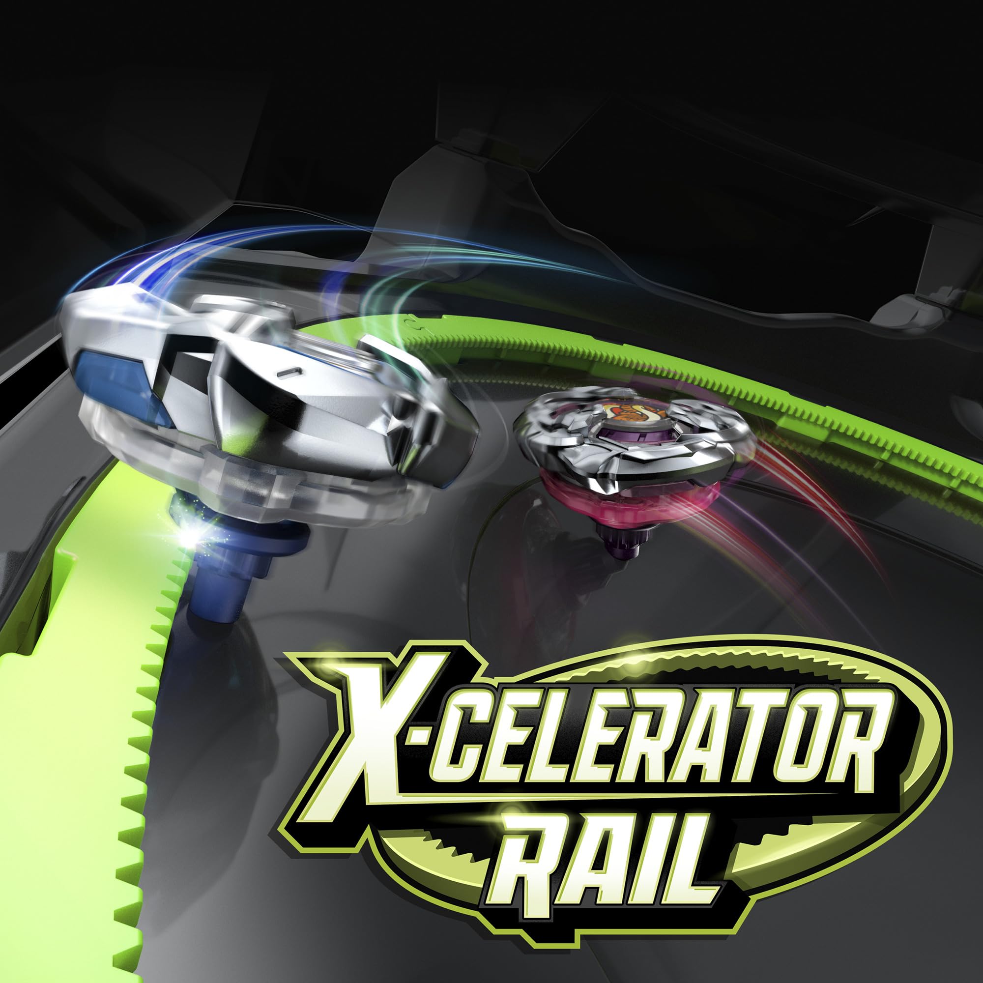 Beyblade X right-spin top in action for fast battles.
