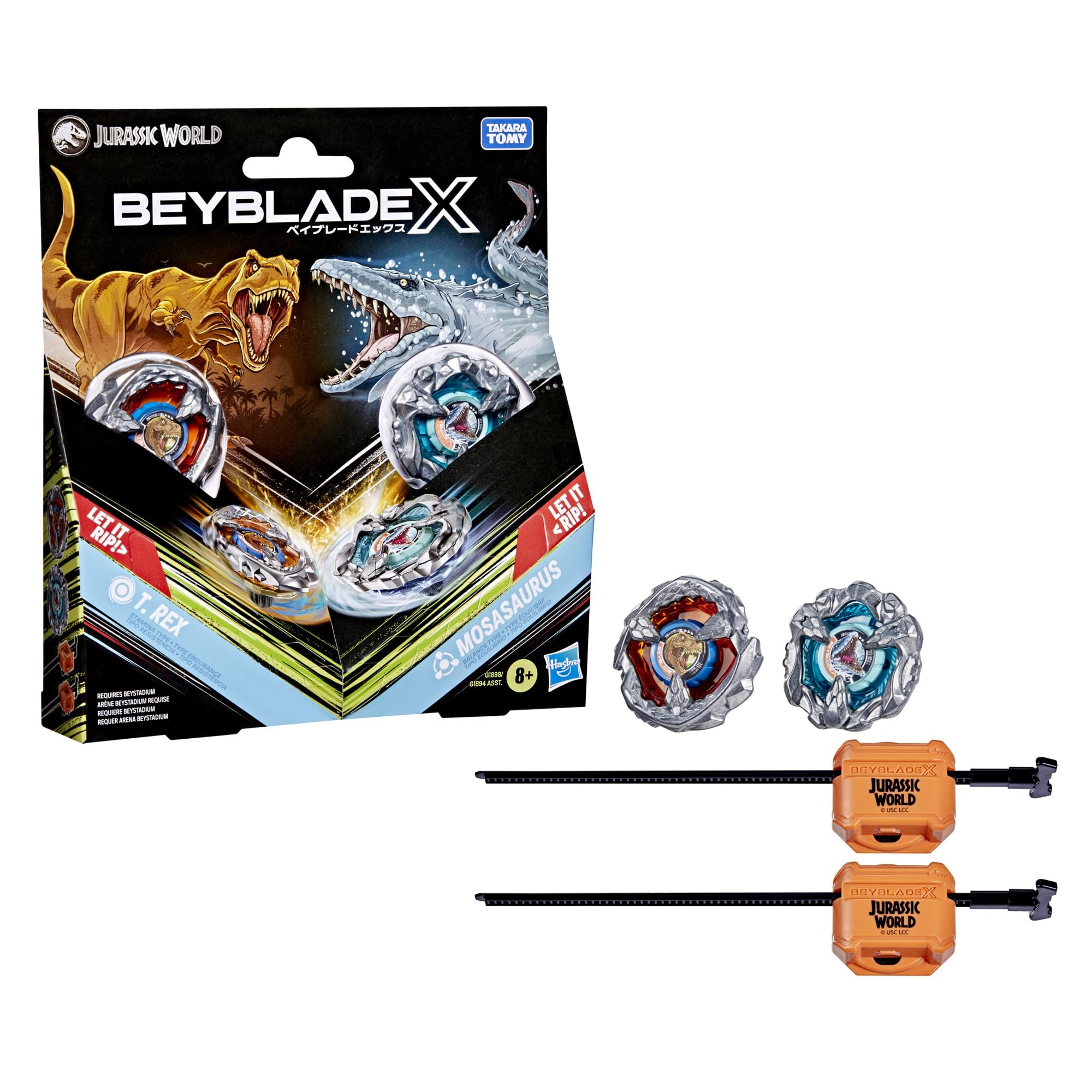 Beyblade X T-Rex top in action for intense battles