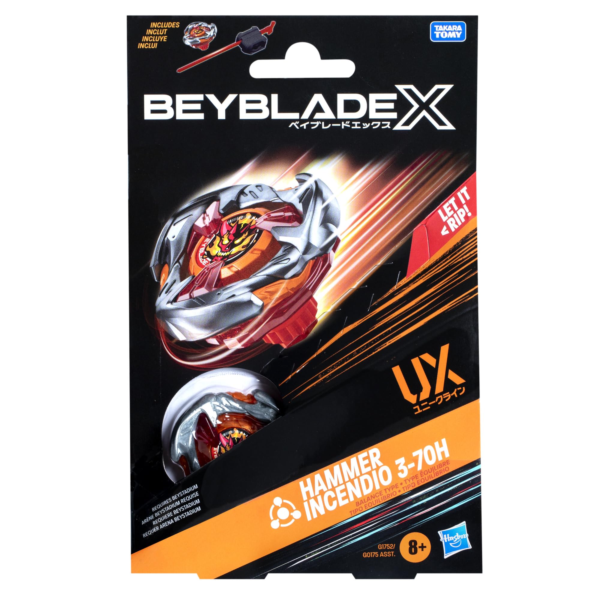 Beyblade X X-Celerator rail close-up demonstrates speed-boost capability