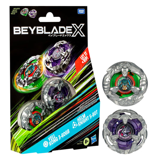 Beyblade X Yell Kong 3-60GB right-spin top in action for high-speed battles.