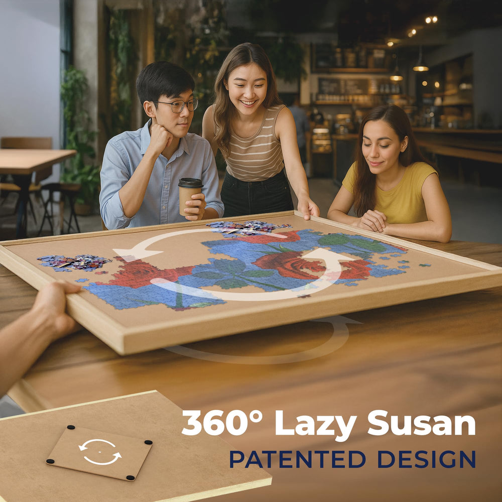 Beyond Innoventions patent-pending design speeds setup for focused puzzle sessions