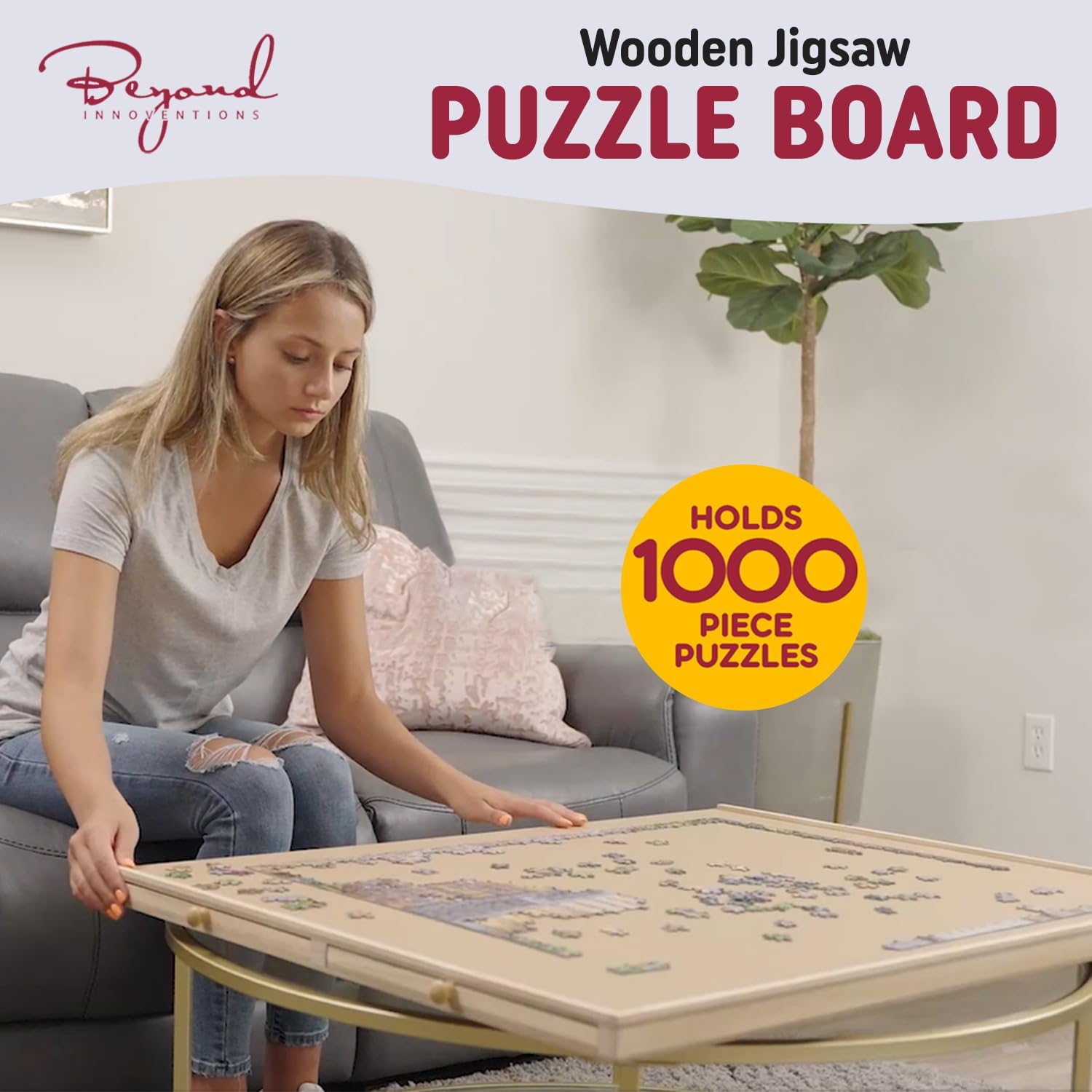 Beyond Innoventions puzzle sticker set for framing completed puzzles.