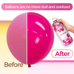 Bezente Balloon Shine lasts up to 168 hours on decorations.