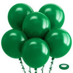 Bezente green balloons 18-inch pack for elegant wedding and party decor