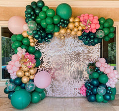 Bezente eco-friendly green latex balloons suitable for family gatherings