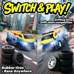 BEZGAR 2.4GHz racing range supports multi-car fun without interference.